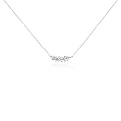 Collier Gaxine Argent Blanc