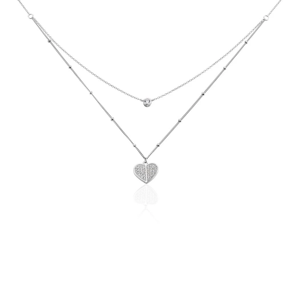 Collier Argent Meurig Oxydes De Zirconium 1 Collier Argent Meurig Oxydes De Zirconium