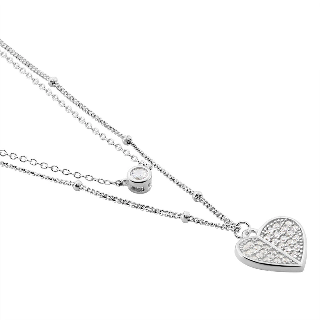 Collier Argent Meurig Oxydes De Zirconium 2 Collier Argent Meurig Oxydes De Zirconium – Image 2