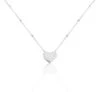 Collier Argent Blanc Careen