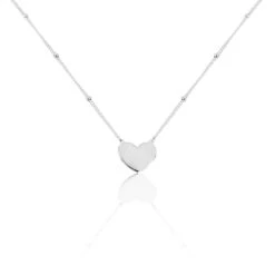 Collier Argent Blanc Careen