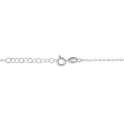 Collier Elda Argent Blanc -Bijouterie Pas Chère FACFBW0857 view2