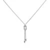 Collier Deauville Argent Blanc