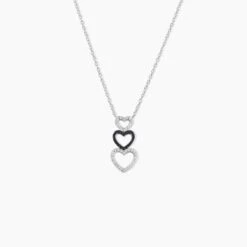 Collier Lio Argent Blanc Oxyde De Zirconium