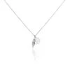 Collier Karrie Argent Blanc Oxyde De Zirconium