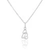 Collier Roma Argent Blanc Oxyde De Zirconium