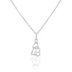 Collier Roma Argent Blanc Oxyde De Zirconium