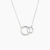 Collier Yalaz Argent Blanc Oxyde De Zirconium