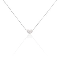 Collier Alois Argent Blanc Oxyde De Zirconium