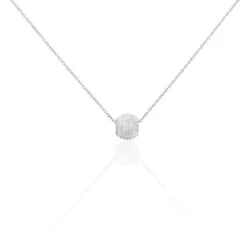 Collier Marie-ombeline Argent Blanc Oxyde De Zirconium