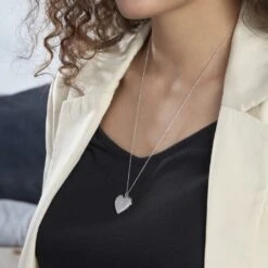 Collier Cahida Argent Blanc Oxyde De Zirconium 6 Collier Cahida Argent Blanc Oxyde De Zirconium -Bijouterie Pas Chère FACFBZW1JH model0