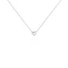Collier Dorthea Argent Blanc Oxyde De Zirconium