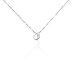 Collier Argent Sylvan Oxydes De Zirconium