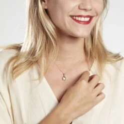 Collier Dyklan Argent Oxyde -Bijouterie Pas Chère FACFBZW1QU model0