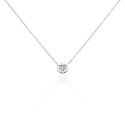 Collier Argent Chaker Oxydes De Zirconium