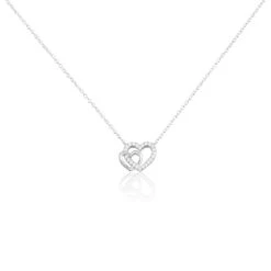 Collier Argent Blanc Marina Oxydes De Zirconium