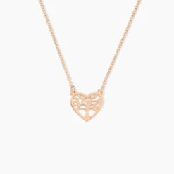 Collier Elwenn Argent Rose