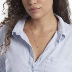 Collier Serres Argent Rose Oxyde De Zirconium -Bijouterie Pas Chère FACFRZW367 model1