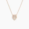 Collier Ottavia Argent Rose Oxyde De Zirconium