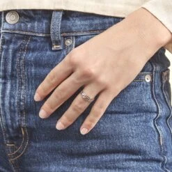 Bague Sidgy Argent Blanc -Bijouterie Pas Chère FADFBW0319 model0