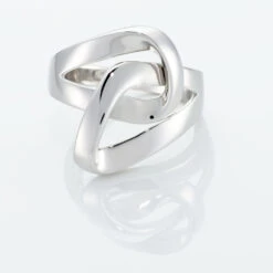 Bague Kim-ly Argent Blanc -Bijouterie Pas Chère FADFBW0322 view3