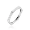 Bague Heluna Argent Blanc