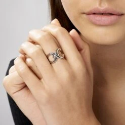 Bague Kiwa Argent Blanc -Bijouterie Pas Chère FADFBW0908 model0