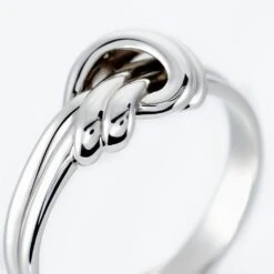 Bague Seasaidh Argent Blanc -Bijouterie Pas Chère FADFBW0943 view3