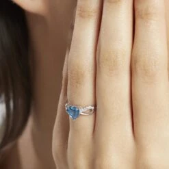 Bague Argent Blanc Atieno Oxyde De Zirconium -Bijouterie Pas Chère FADFBZ6002 model1