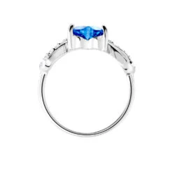 Bague Argent Blanc Atieno Oxyde De Zirconium -Bijouterie Pas Chère FADFBZ6002 view2