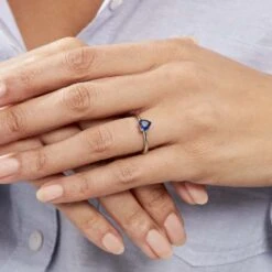 Bague Solitaire Kelvyn Argent Blanc Oxyde De Zirconium -Bijouterie Pas Chère FADFBZB187 model0