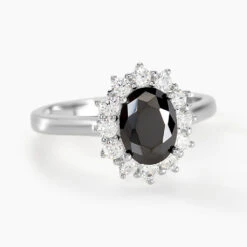 Bague Solitaire Gabor Argent Blanc Oxyde De Zirconium