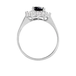 Bague Solitaire Gabor Argent Blanc Oxyde De Zirconium -Bijouterie Pas Chère FADFBZN135 view2