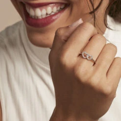 Bague Anne-ael Argent Blanc Oxyde De Zirconium -Bijouterie Pas Chère FADFBZW0OK model0