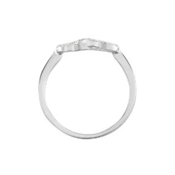 Bague Anne-ael Argent Blanc Oxyde De Zirconium -Bijouterie Pas Chère FADFBZW0OK view2
