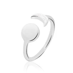 Bague Lyana Argent Blanc Oxyde De Zirconium
