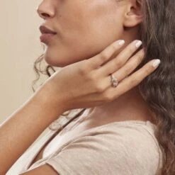 Bague Lyana Argent Blanc Oxyde De Zirconium -Bijouterie Pas Chère FADFBZW0VP model0