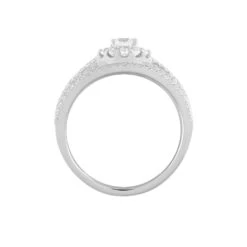 Bague Solitaire Iolente Argent Oxyde De Zirconium -Bijouterie Pas Chère FADFBZW1RI view2
