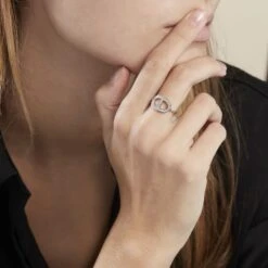 Bague Argent Blanc Caprina Oxydes De Zirconium -Bijouterie Pas Chère FADFBZW1WL model0