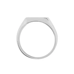 Chevalière Gaspare Argent Blanc -Bijouterie Pas Chère FAHFBW0122 view2