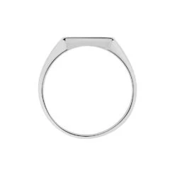 Chevalière Henry Argent Blanc -Bijouterie Pas Chère FAHFBW0130 view2