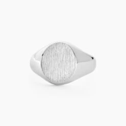 Chevalière Karl Argent Blanc