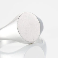 Chevalière Karl Argent Blanc -Bijouterie Pas Chère FAHFBW0134 view3