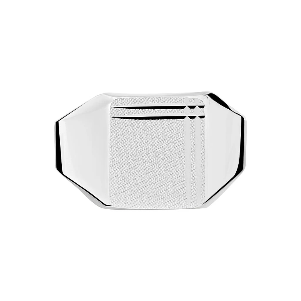 Chevalière Sumeyra Argent Blanc 2 Chevalière Sumeyra Argent Blanc – Image 2