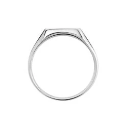 Chevalière Sumeyra Argent Blanc 6 Chevalière Sumeyra Argent Blanc -Bijouterie Pas Chère FAHHBW0109 view2