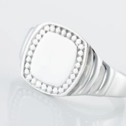 Chevalière Argent Argent Terrence -Bijouterie Pas Chère FAHHBW0350 view3