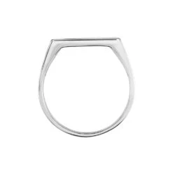 Chevalière Melvin Argent Blanc -Bijouterie Pas Chère FAHHBW0355 view2