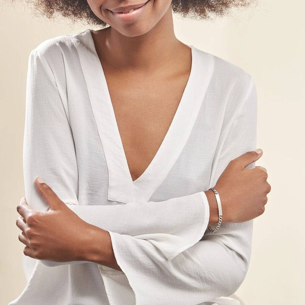 Bracelet Identité Casper Argent Gris 3 Bracelet Identité Casper Argent Gris – Image 3