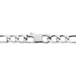 Bracelet Identité Vivian Maille Alternee 1/3 Argent Blanc -Bijouterie Pas Chère FAIHBW0266 view2