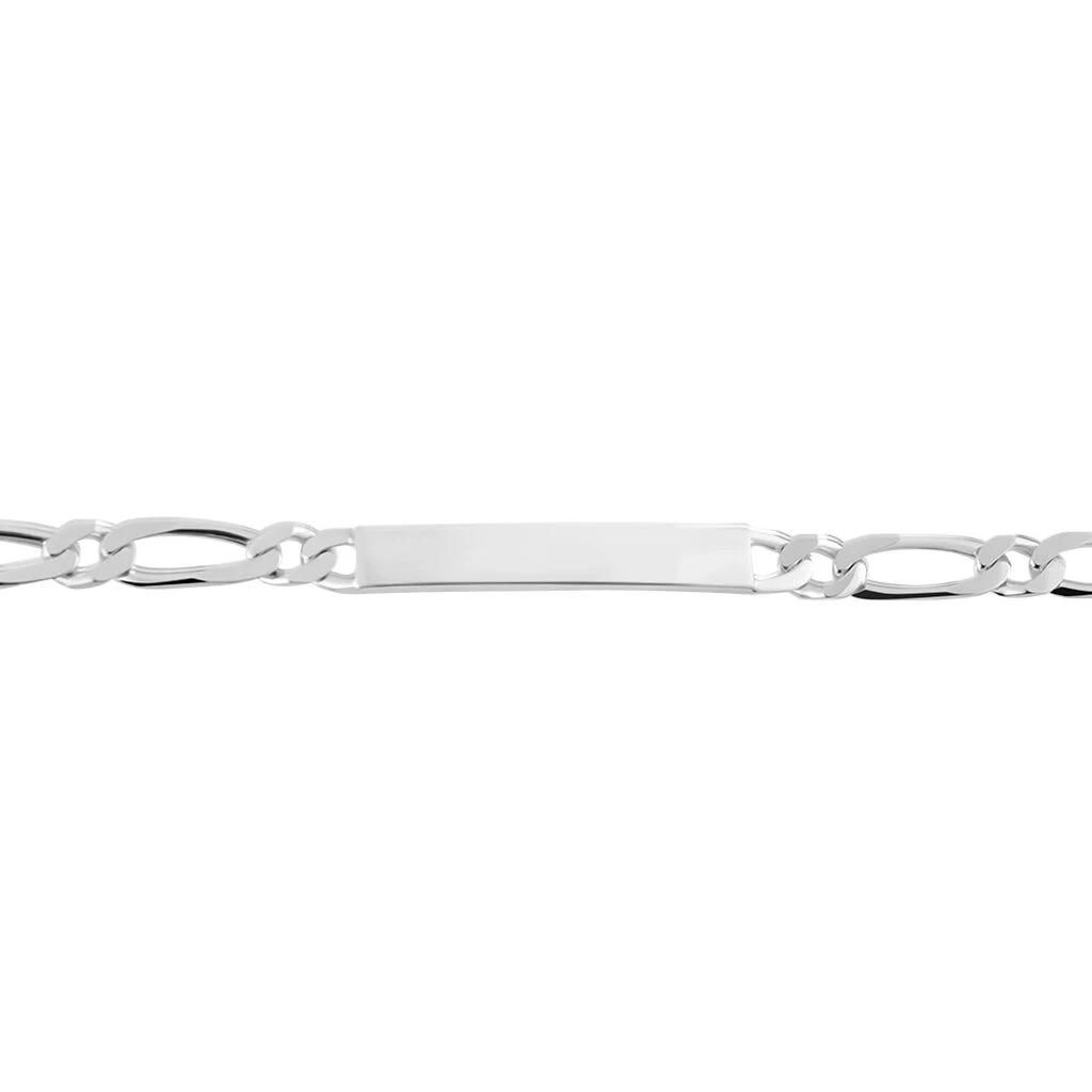 Bracelet Identité Anilo Argent Blanc 2 Bracelet Identité Anilo Argent Blanc – Image 2